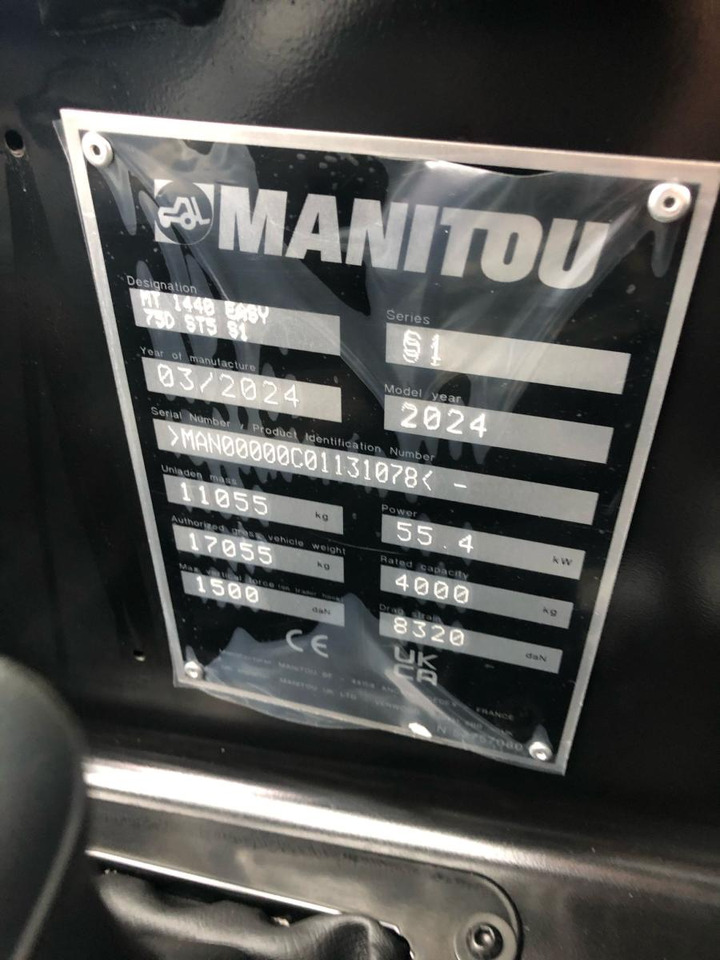 MANITOU MT1440 / 2024 - Teleszkópos rakodó: 5 kép. MANITOU MT1440 / 2024 - Teleszkópos rakodó: 5 kép.