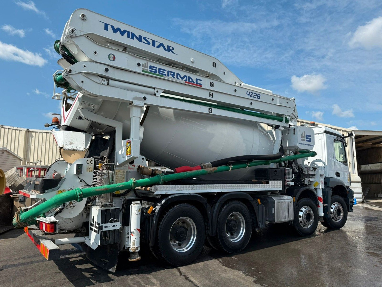 Mercedes-Benz 3246 - Betonmixer: 5 kép. Mercedes-Benz 3246 - Betonmixer: 5 kép.