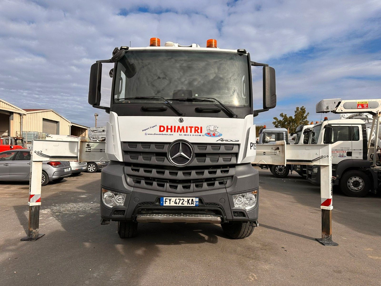 Mercedes-Benz Arocs 2640 - Betonpumpa: 3 kép. Mercedes-Benz Arocs 2640 - Betonpumpa: 3 kép.