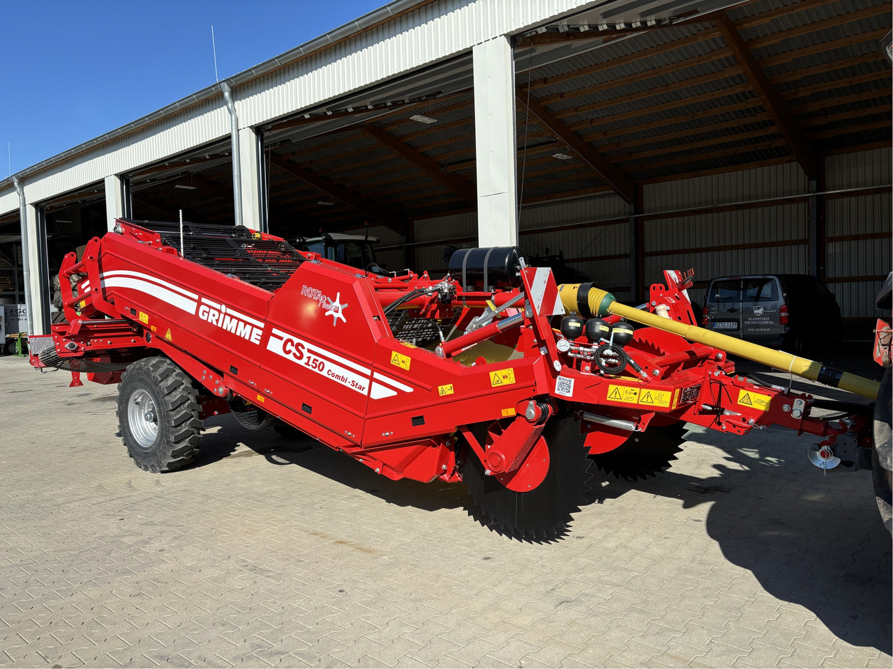 Grimme Separiermaschine CS 150 - Betakarító gép: 1 kép. Grimme Separiermaschine CS 150 - Betakarító gép: 1 kép.