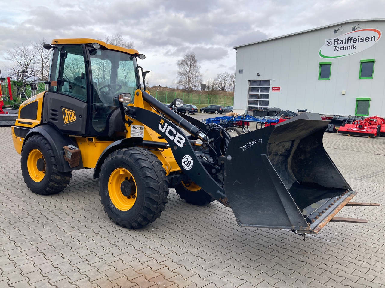 JCB Radlader Typ 409 - Rakodógép: 1 kép. JCB Radlader Typ 409 - Rakodógép: 1 kép.