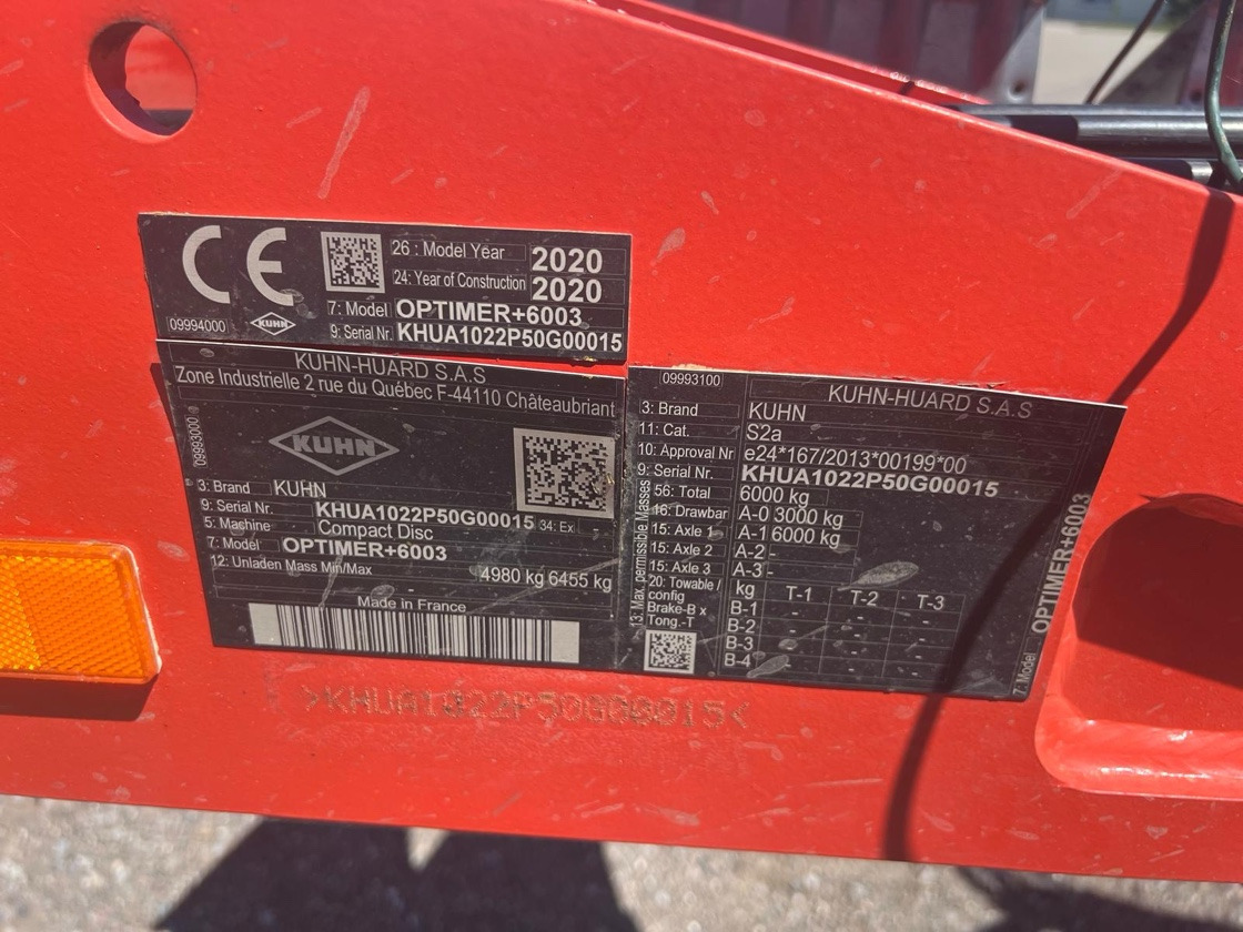 Kuhn Optimer 6003 - Borona: 2 kép. Kuhn Optimer 6003 - Borona: 2 kép.