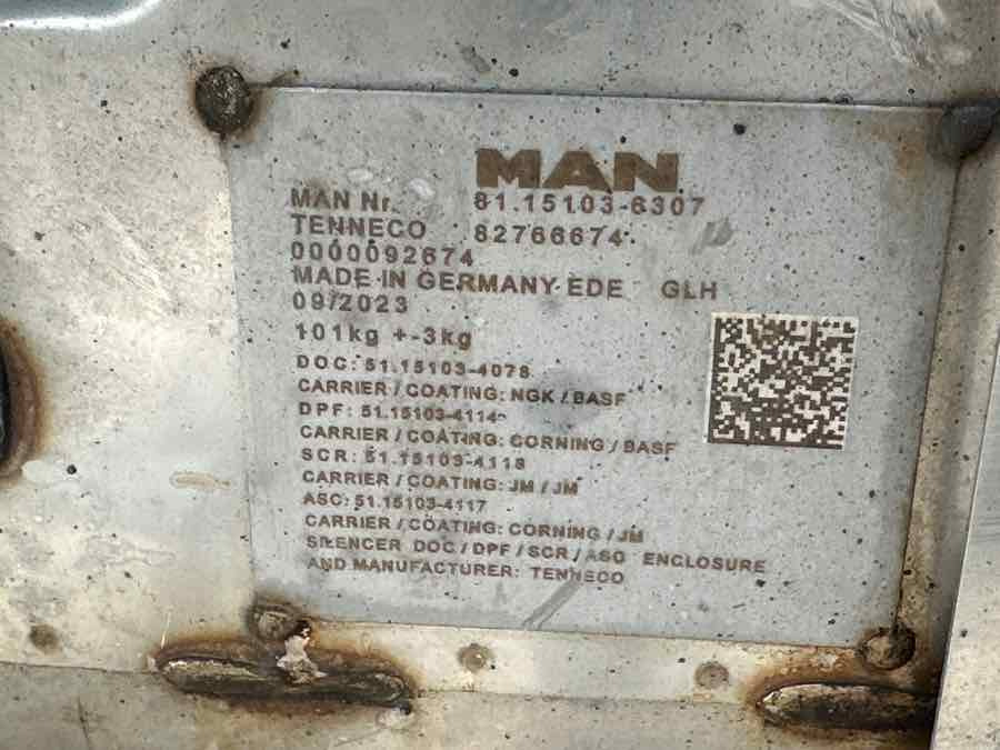 MAN EXHAUST 81.15103-6307 - Kipufogórendszer - Teherautó: 4 kép. MAN EXHAUST 81.15103-6307 - Kipufogórendszer - Teherautó: 4 kép.