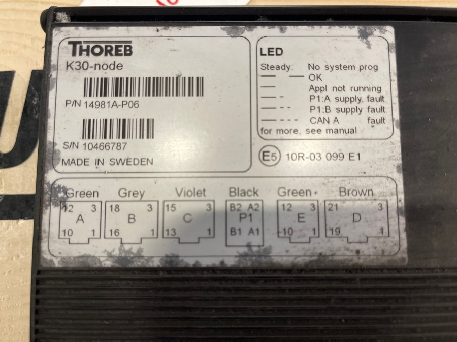 THOREB K30-NODE - Elektromos rendszer - Teherautó: 2 kép. THOREB K30-NODE - Elektromos rendszer - Teherautó: 2 kép.