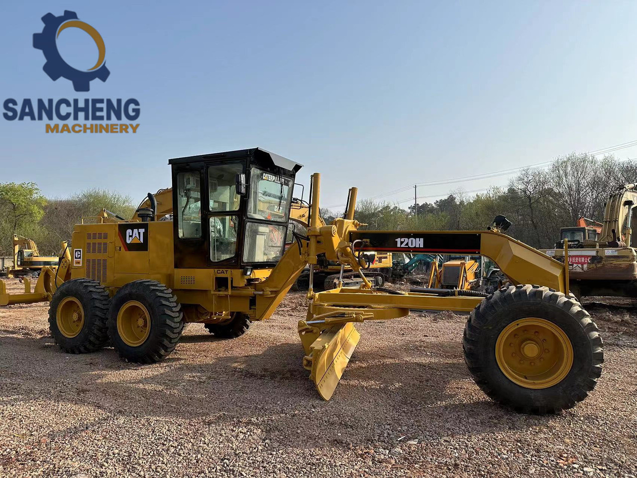 Gréder CATERPILLAR 120H: 8 kép.