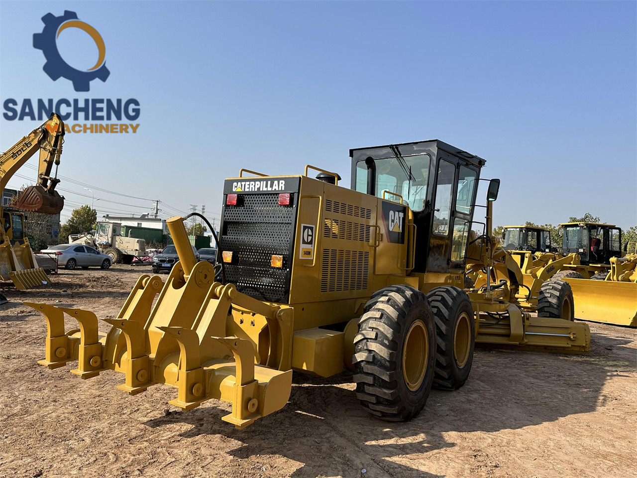 CATERPILLAR 140H - Gréder: 5 kép. CATERPILLAR 140H - Gréder: 5 kép.