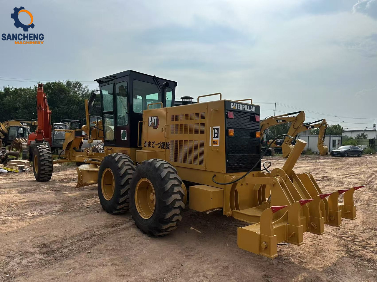 CATERPILLAR 140K - Gréder: 4 kép. CATERPILLAR 140K - Gréder: 4 kép.