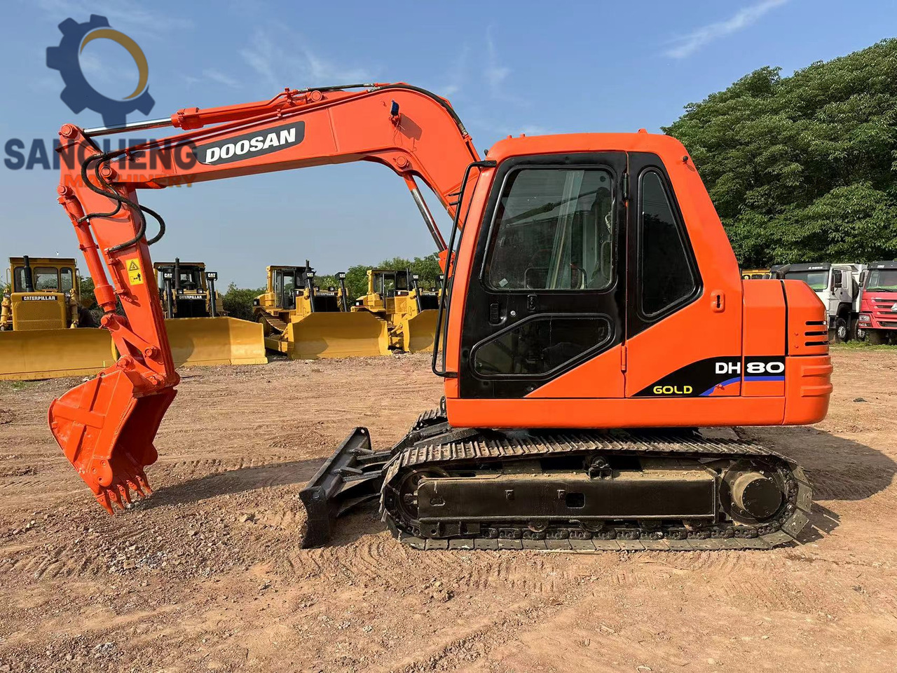 Lánctalpas kotró DOOSAN DH80 Mini Excavator: 8 kép.