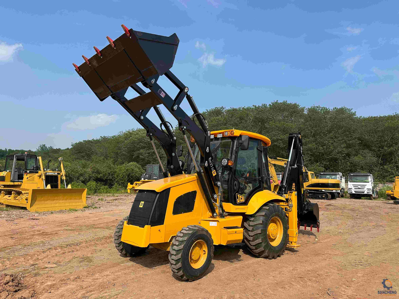 JCB 3CX Backhoe loader - Kotrórakodó: 3 kép. JCB 3CX Backhoe loader - Kotrórakodó: 3 kép.