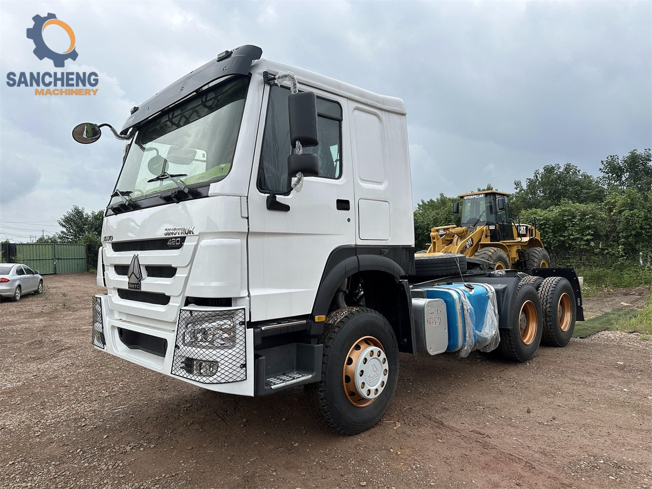 SINOTRUK Howo tractor unit 420hp - Nyergesvontató: 5 kép. SINOTRUK Howo tractor unit 420hp - Nyergesvontató: 5 kép.