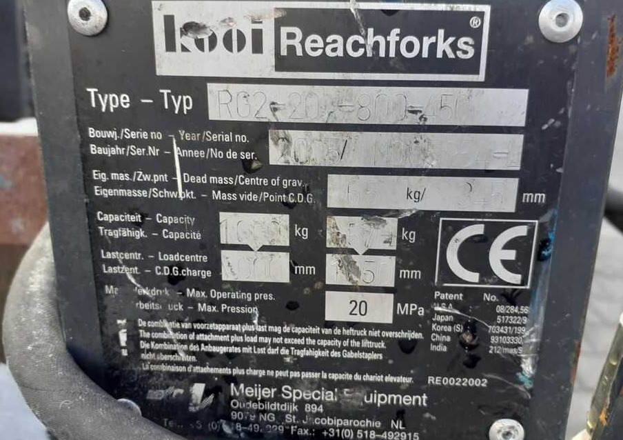 Griptech RG2-20-800-450 - Darugém - Anyagmozgató gép: 1 kép. Griptech RG2-20-800-450 - Darugém - Anyagmozgató gép: 1 kép.