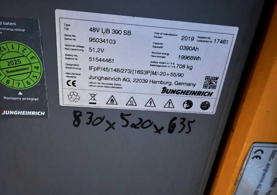 Jungheinrich EFG215 - Elektromos targonca: 5 kép. Jungheinrich EFG215 - Elektromos targonca: 5 kép.