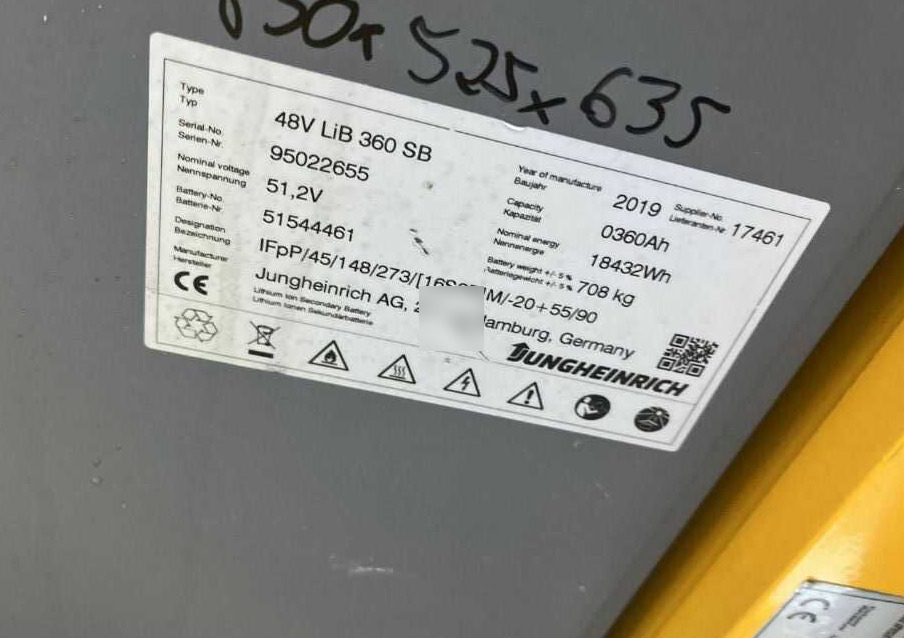 Jungheinrich EFG215 - Elektromos targonca: 5 kép. Jungheinrich EFG215 - Elektromos targonca: 5 kép.