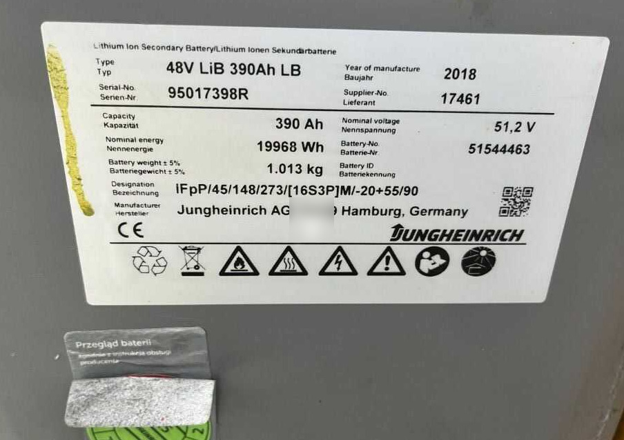 Jungheinrich EFG220 - Elektromos targonca: 5 kép. Jungheinrich EFG220 - Elektromos targonca: 5 kép.