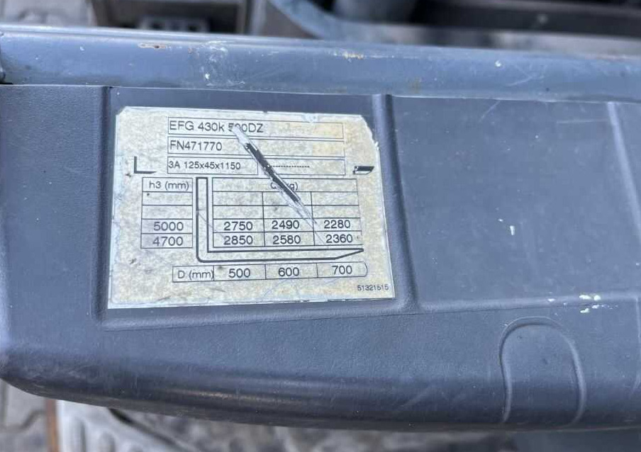 Elektromos targonca Jungheinrich EFG430k: 6 kép.