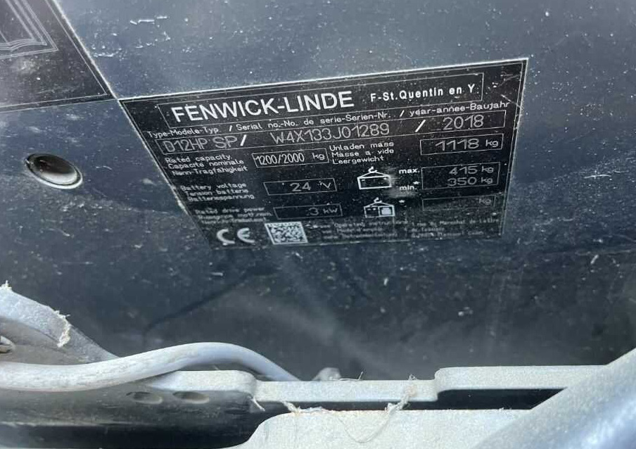 Linde D12HPSP - Emelőtargoncá: 4 kép. Linde D12HPSP - Emelőtargoncá: 4 kép.