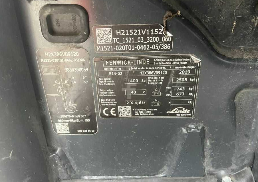 Linde E14-02 - Elektromos targonca: 4 kép. Linde E14-02 - Elektromos targonca: 4 kép.