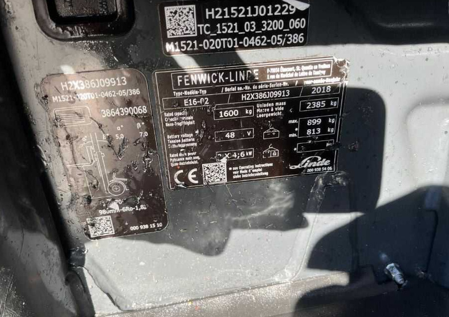 Linde E16-02 - Elektromos targonca: 4 kép. Linde E16-02 - Elektromos targonca: 4 kép.