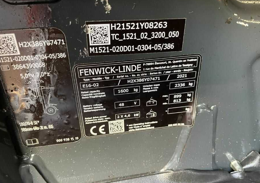 Linde E16-02 - Elektromos targonca: 4 kép. Linde E16-02 - Elektromos targonca: 4 kép.