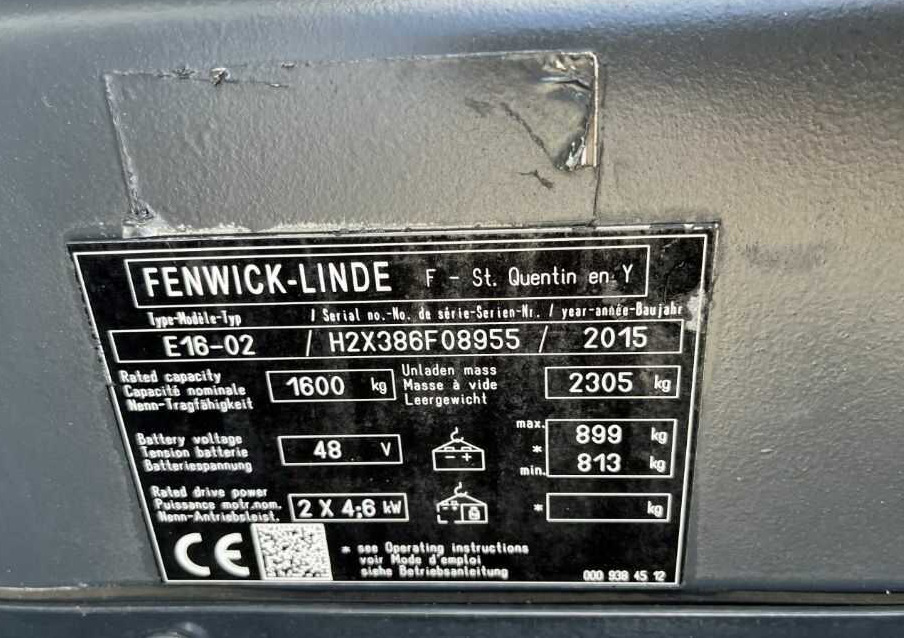 Linde E16-02 - Elektromos targonca: 4 kép. Linde E16-02 - Elektromos targonca: 4 kép.