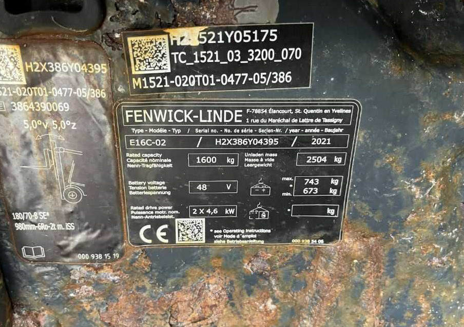 Linde E16C-02 - Elektromos targonca: 4 kép. Linde E16C-02 - Elektromos targonca: 4 kép.