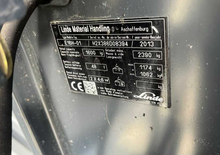 Linde E16H-02 - Elektromos targonca: 4 kép. Linde E16H-02 - Elektromos targonca: 4 kép.
