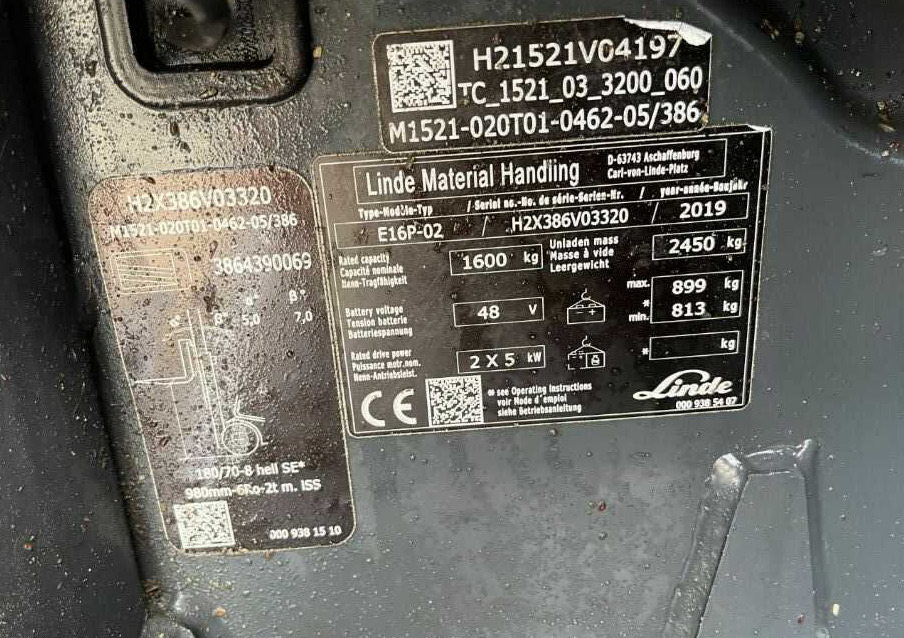 Linde E16P-02 - Elektromos targonca: 4 kép. Linde E16P-02 - Elektromos targonca: 4 kép.