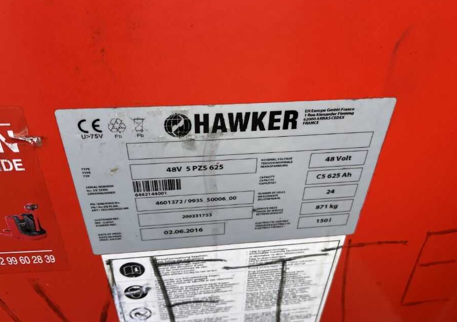 Elektromos targonca Linde E18-01: 8 kép.