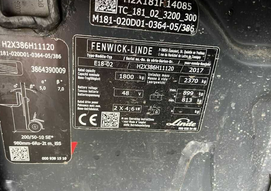 Linde E18-02 - Elektromos targonca: 4 kép. Linde E18-02 - Elektromos targonca: 4 kép.