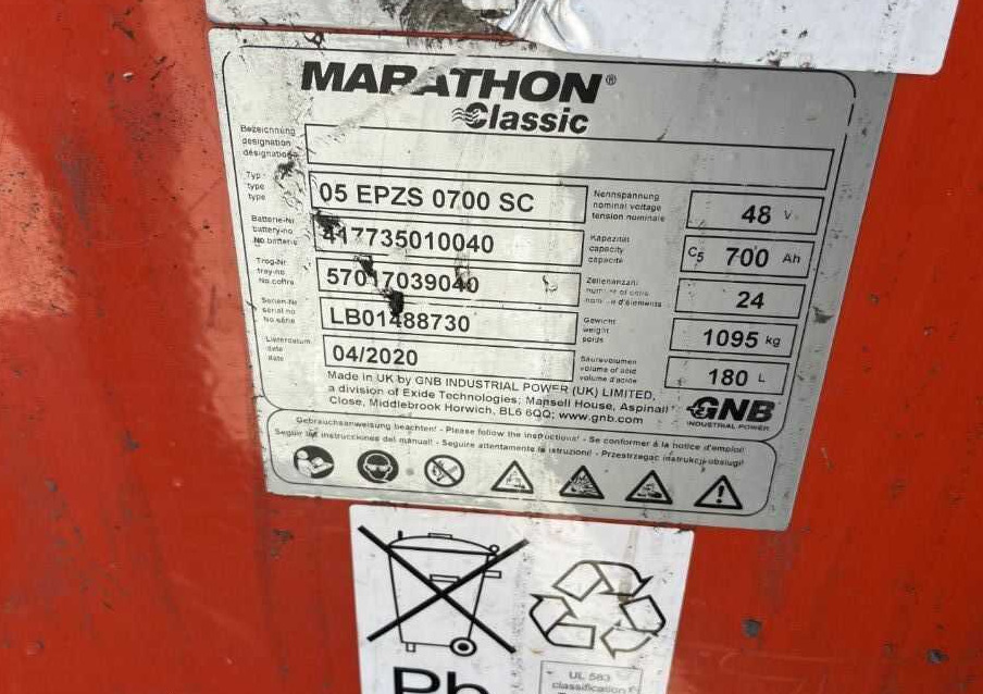 Elektromos targonca Linde E20PH-02: 9 kép.