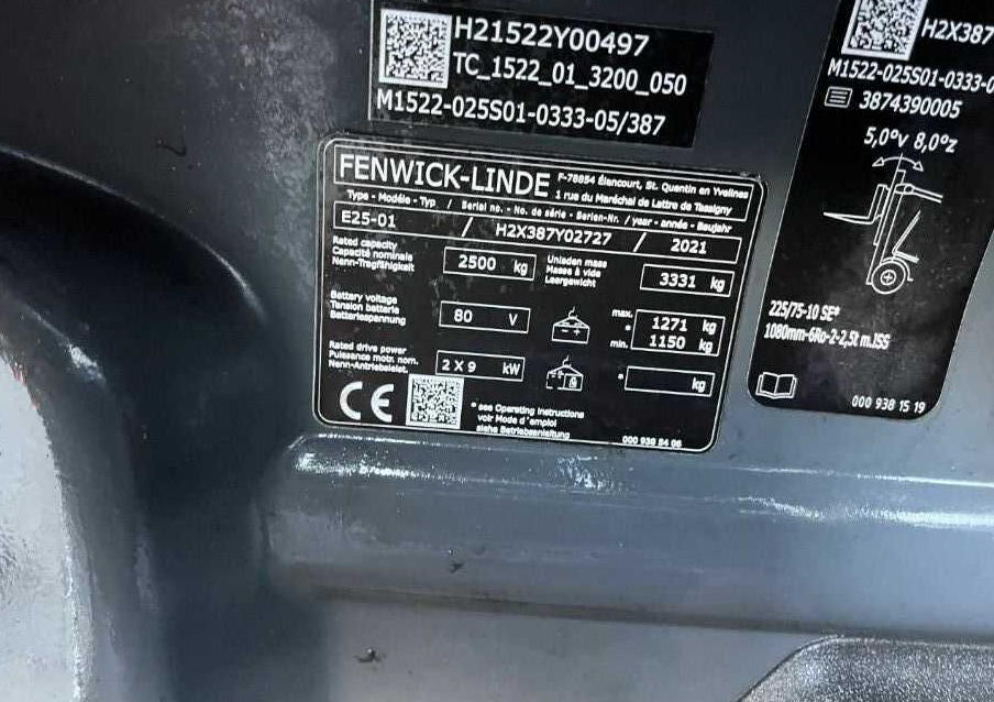 Linde E25-01 - Elektromos targonca: 4 kép. Linde E25-01 - Elektromos targonca: 4 kép.