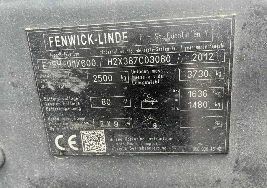 Linde E25H-01/600 - Elektromos targonca: 4 kép. Linde E25H-01/600 - Elektromos targonca: 4 kép.