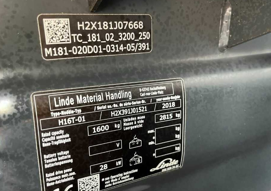 Linde H16T-01 - Gázüzemű targonca: 2 kép. Linde H16T-01 - Gázüzemű targonca: 2 kép.