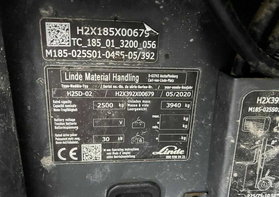 Linde H25D-02 - Dízel targonca: 4 kép. Linde H25D-02 - Dízel targonca: 4 kép.