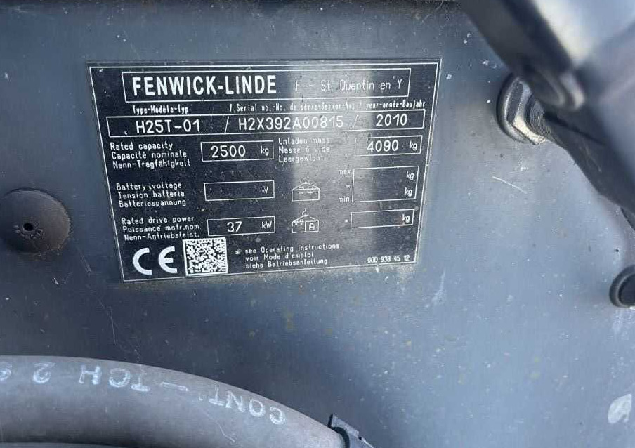 Linde H25T-01 - Gázüzemű targonca: 4 kép. Linde H25T-01 - Gázüzemű targonca: 4 kép.