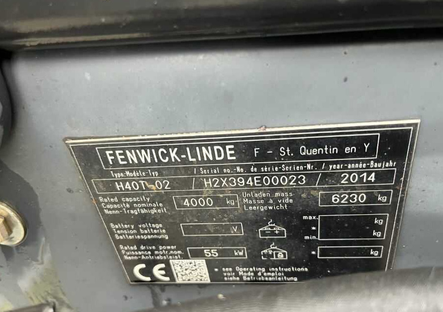 Linde H40T-02 - Gázüzemű targonca: 1 kép. Linde H40T-02 - Gázüzemű targonca: 1 kép.