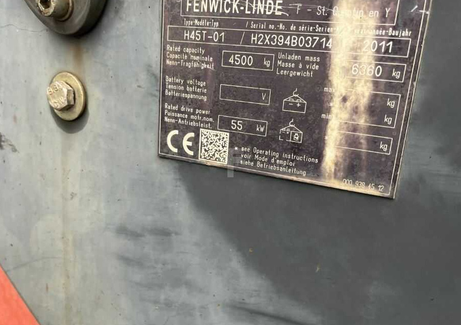 Linde H45T-01 - Gázüzemű targonca: 4 kép. Linde H45T-01 - Gázüzemű targonca: 4 kép.