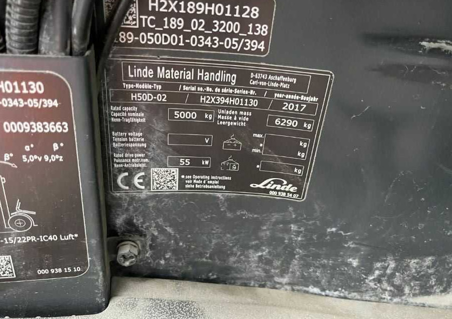 Linde H50D-01 - Dízel targonca: 4 kép. Linde H50D-01 - Dízel targonca: 4 kép.