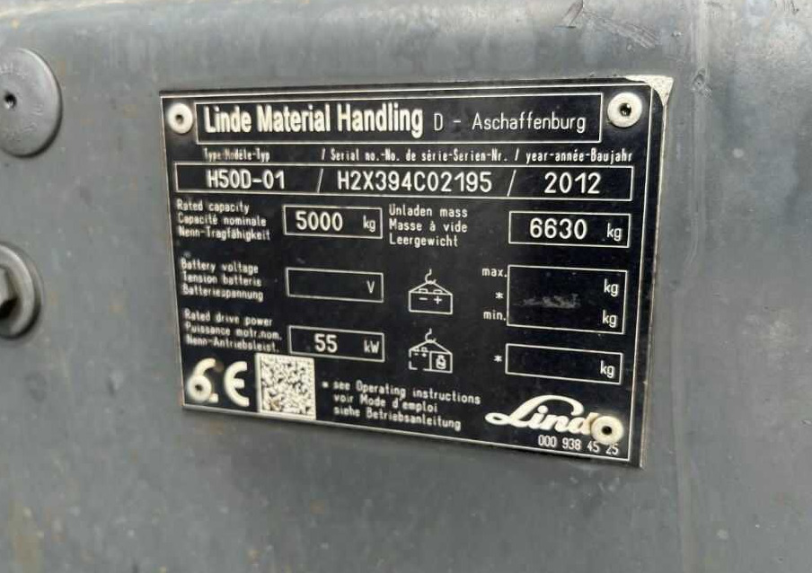 Linde H50D-01 - Dízel targonca: 4 kép. Linde H50D-01 - Dízel targonca: 4 kép.