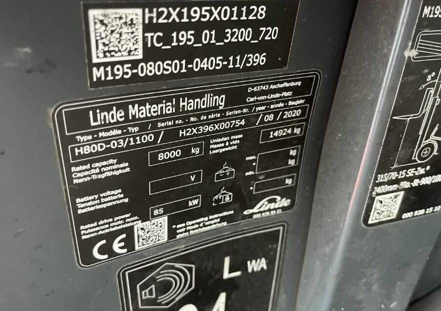 Linde H80D-03/1100 - Dízel targonca: 4 kép. Linde H80D-03/1100 - Dízel targonca: 4 kép.