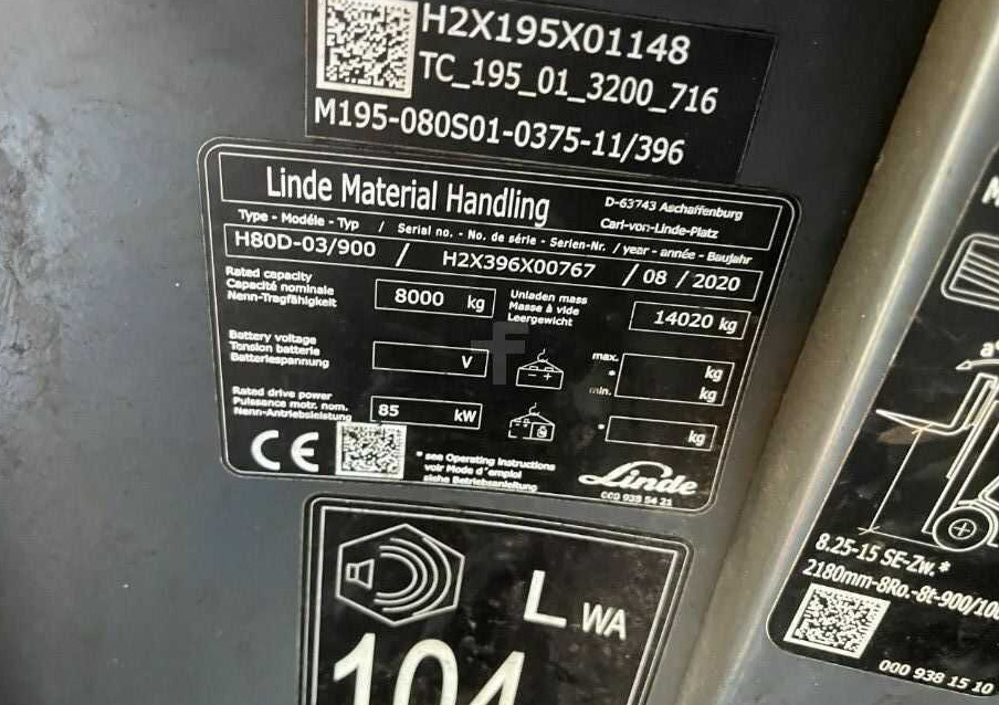 Linde H80D-03/900 - Dízel targonca: 4 kép. Linde H80D-03/900 - Dízel targonca: 4 kép.