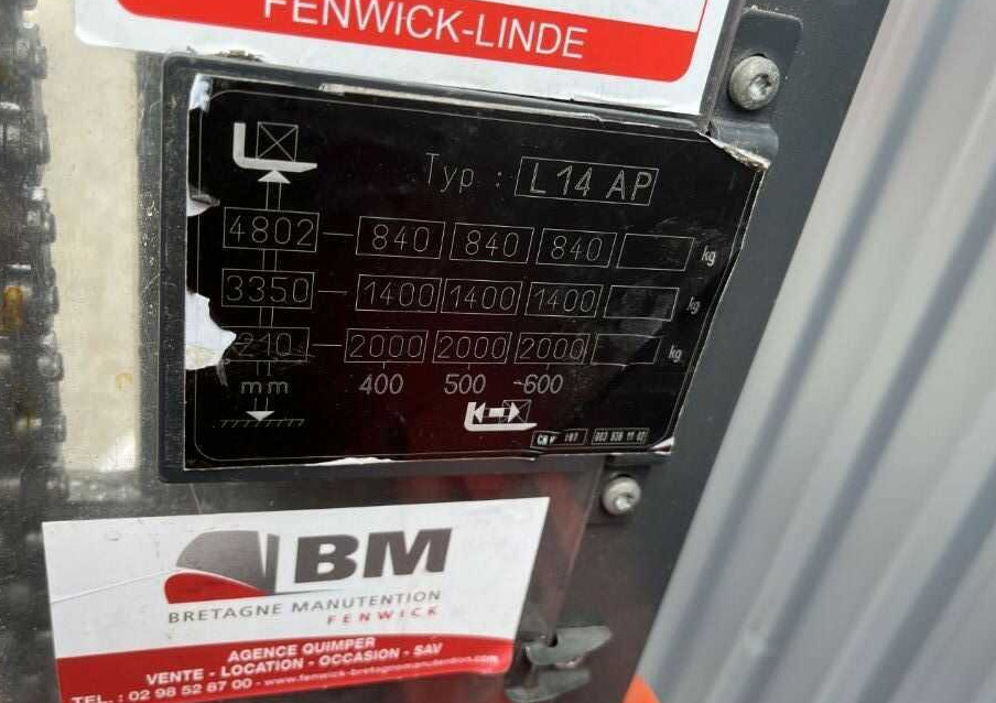 Linde L14APi - Emelőtargoncá: 5 kép. Linde L14APi - Emelőtargoncá: 5 kép.