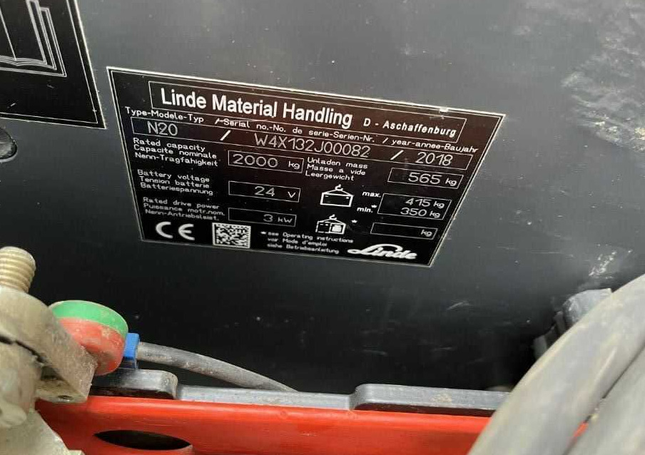 Linde N20 - Komissiózó targoncá: 4 kép. Linde N20 - Komissiózó targoncá: 4 kép.