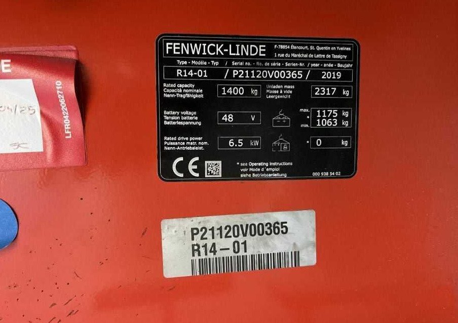 Linde R14-01 - Tolóoszlopos targoncá: 4 kép. Linde R14-01 - Tolóoszlopos targoncá: 4 kép.