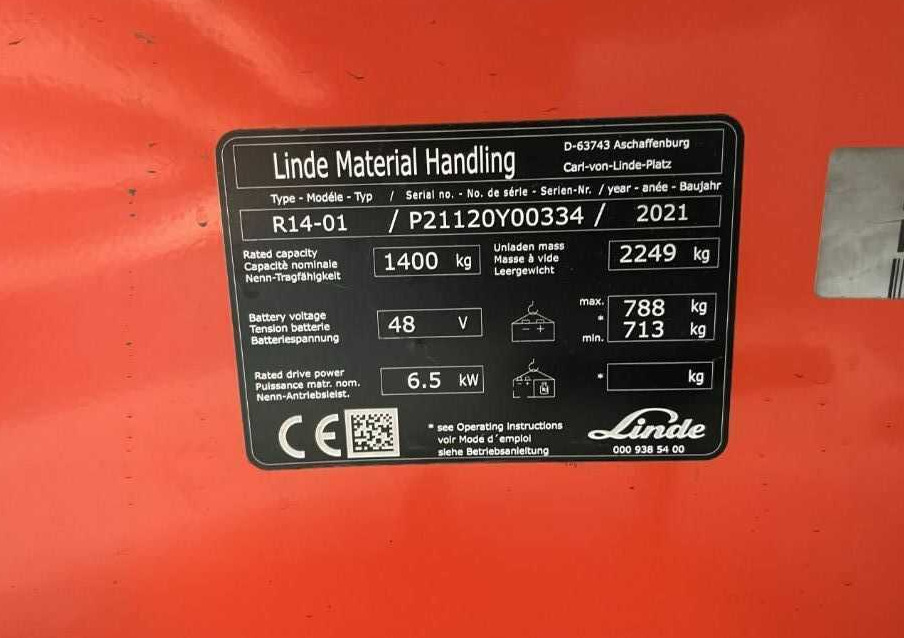 Linde R14-01 - Tolóoszlopos targoncá: 4 kép. Linde R14-01 - Tolóoszlopos targoncá: 4 kép.