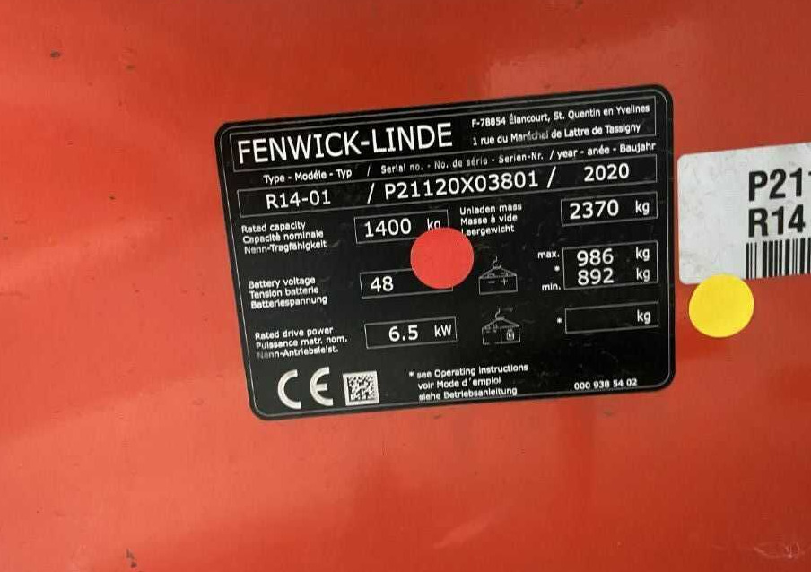 Linde R14-01 - Tolóoszlopos targoncá: 4 kép. Linde R14-01 - Tolóoszlopos targoncá: 4 kép.
