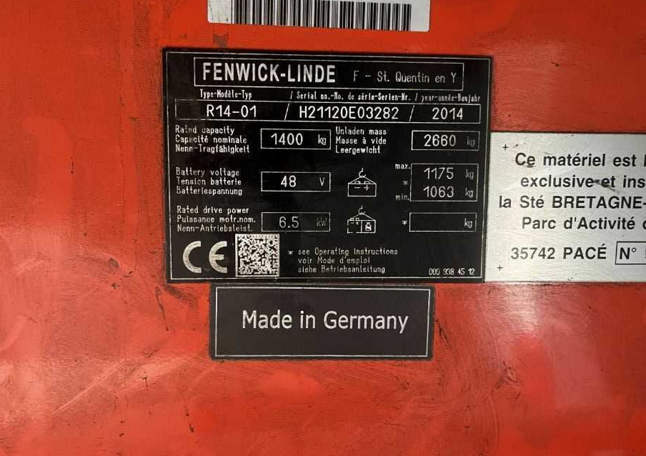 Linde R14-01 - Tolóoszlopos targoncá: 4 kép. Linde R14-01 - Tolóoszlopos targoncá: 4 kép.