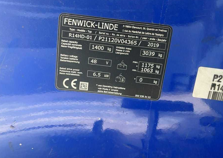 Linde R14HD-01 - Tolóoszlopos targoncá: 4 kép. Linde R14HD-01 - Tolóoszlopos targoncá: 4 kép.