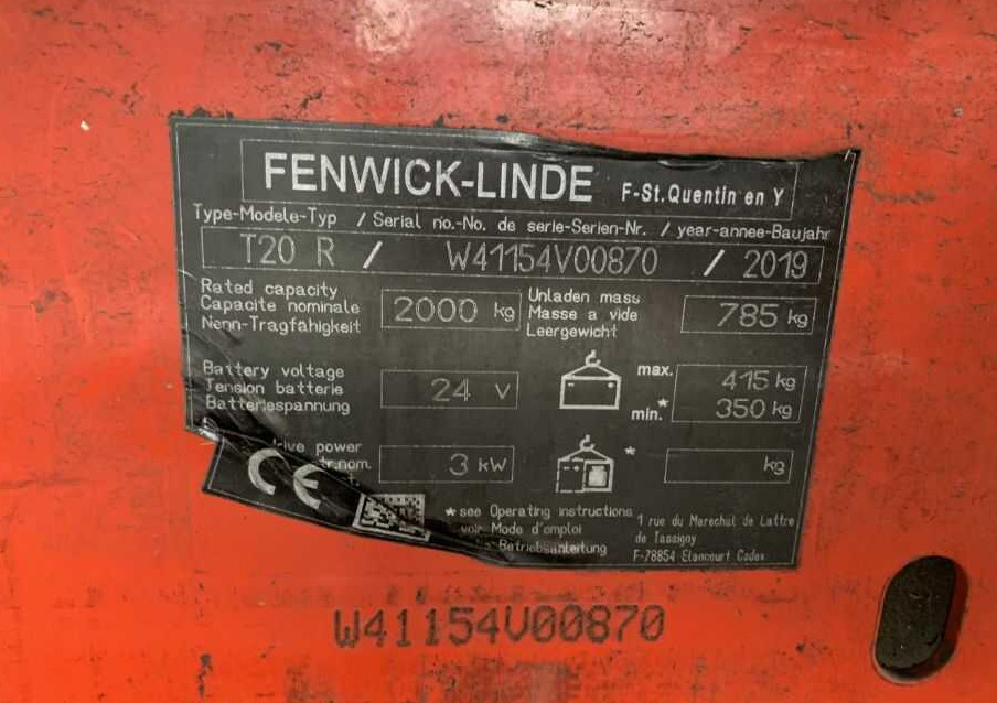 Linde T20R - Kézi raklapemelő: 4 kép. Linde T20R - Kézi raklapemelő: 4 kép.