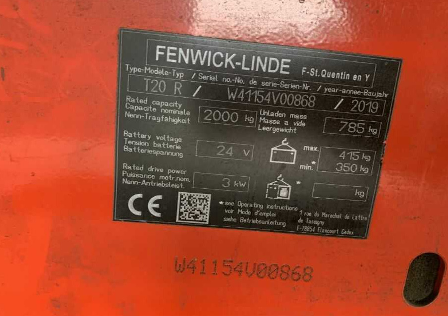 Linde T20R - Kézi raklapemelő: 4 kép. Linde T20R - Kézi raklapemelő: 4 kép.